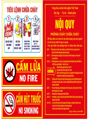 NỘI QUY TIÊU LỆNH